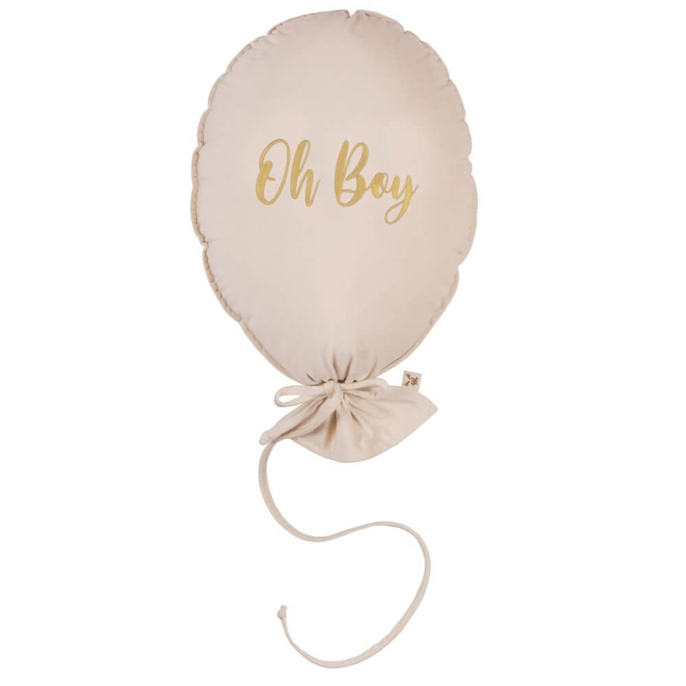 Ballon wanddecoratie velours – zelf customizen
