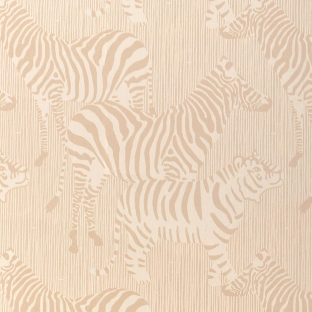Behang – safari stripes dusty beige