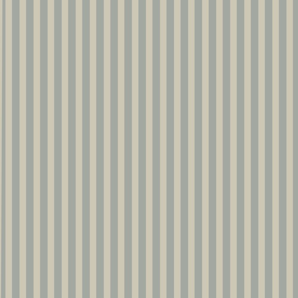 Behang – vintage strepen beige/blauw