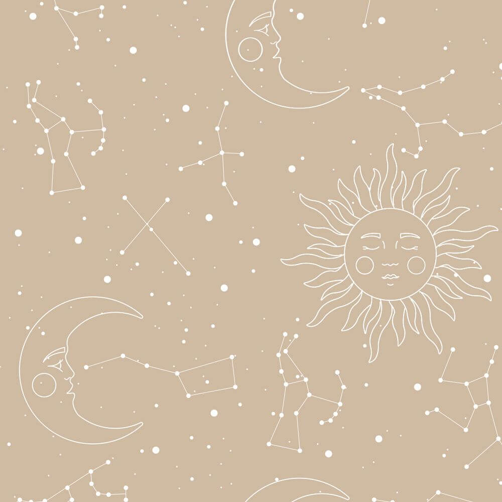 Behang – universum beige