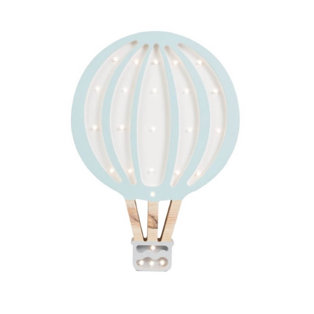 Houten led lamp luchtballon