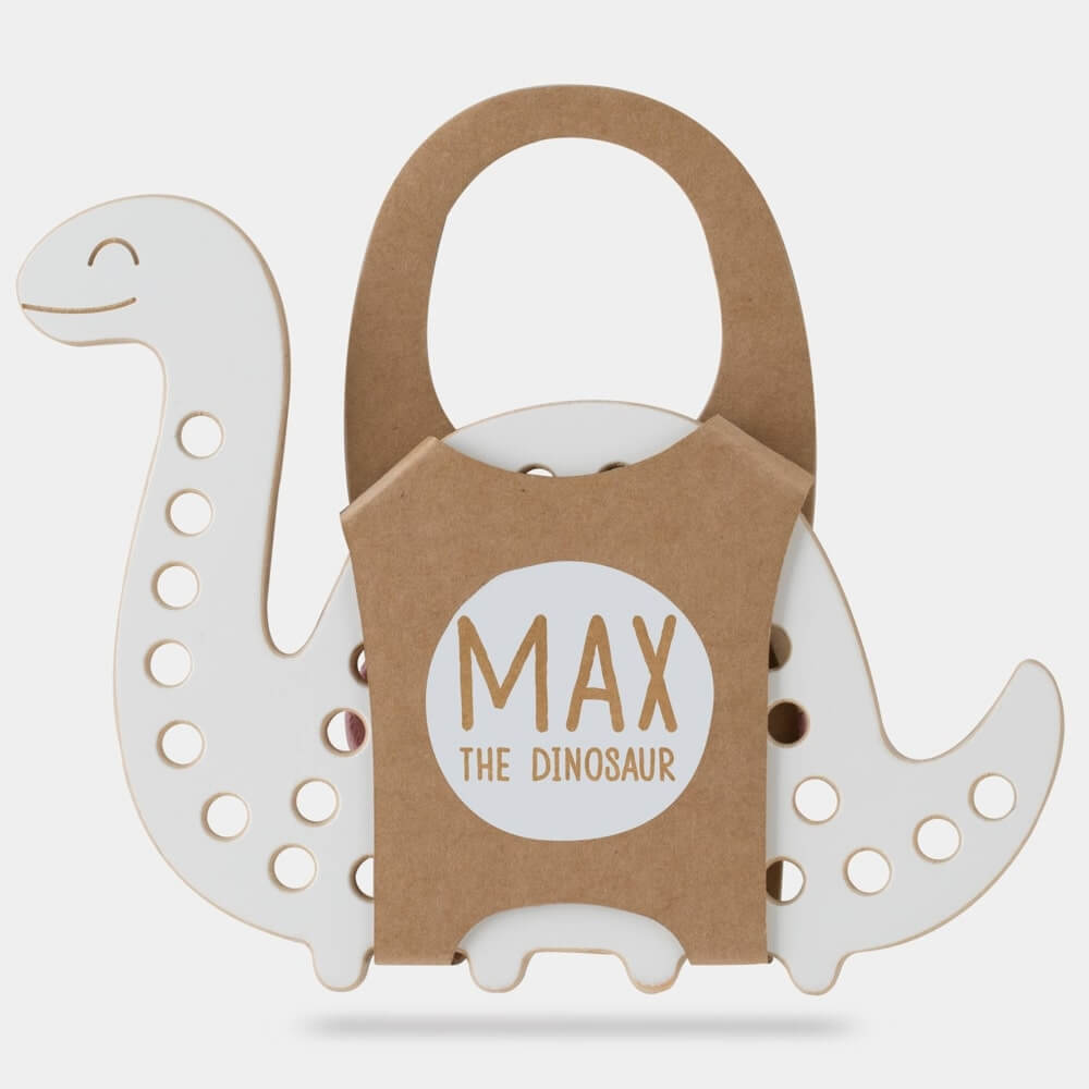 Montessori strik speelgoed “Max de dino”