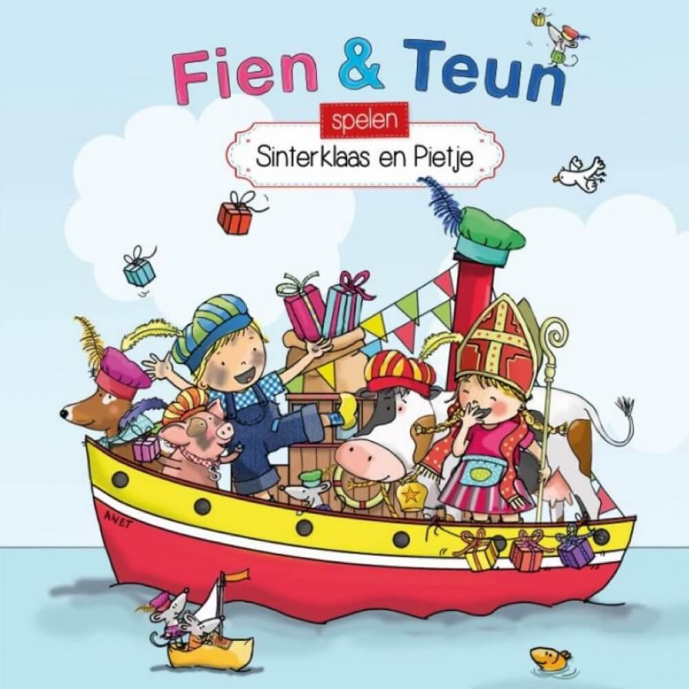 Fien & Teun spelen Sinterklaas en pietje