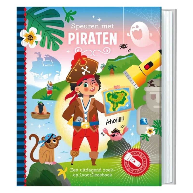 Zaklampboek – Speuren met piraten